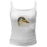 Duck Mallard Hen Watercolor Jr. Spaghetti Tank by NANCE